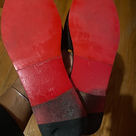 Authentic Christian Louboutin flat black mule size 37.5 - Picture 5 of 7